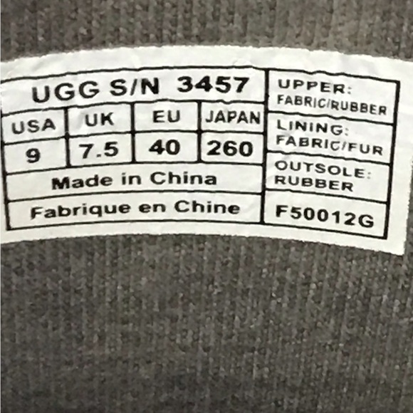 UGG Plaid Rain Boots sz. 9 - Picture 6 of 7